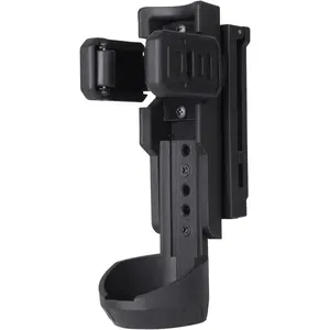 Quick Release OC/Mace Spray Holder w/Duty Belt/MOLLE Vest Rotatable Clip MK4 Canister Holster Tactical Pepper Spray Carry Case fit 1.5"