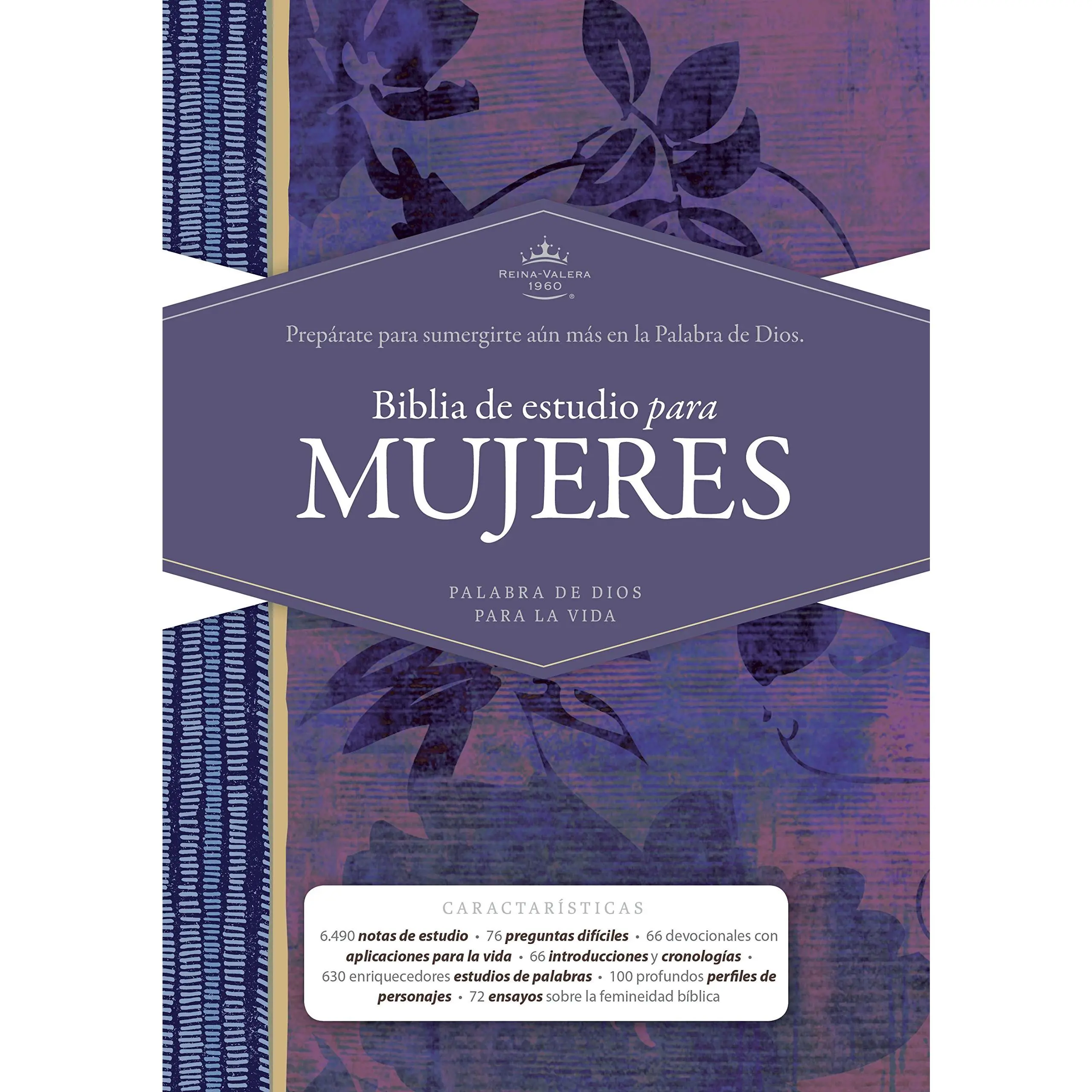 Rvr 1960 Biblia de Estudio Para Mujeres, Tapa Dura -- Dorothy Kelley Patterson - Bible