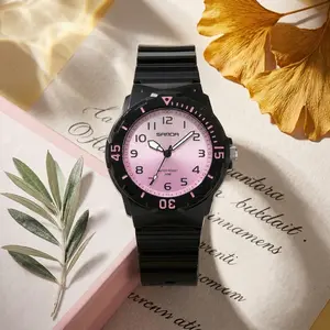 Women's Pastel Jelly Watch Casual Analog Quartz Sport Wristwatch with Soft Silicone Strap 50M Water Resistant Easy Read Watch for Teens and Girls