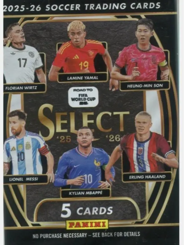 1 (ONE) Single Pack - 2025/26 Panini Select Road to FIFA World Cup Soccer Hobby