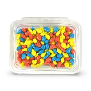 Nostalgic Cotton Candy Bite Size Candies Nuggets: Blue Raspberry, Cherry, & Lemon | 1 lb.
