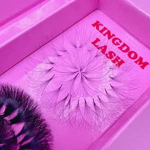 10D Handmade / Promade Lashes Single Length - 1000 Fans