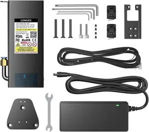 Longer 20W Laser Engraver Module, DIY Laser Head for Laser Engraver, Eye Protection, Compatible with RAY5 Series and B1Series,Wide Applicable Materials,.Laser Class ii