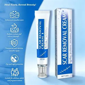 Professional Scar Removal Gels, Advanced Silicone Scar Removal Cream for Burn,Acne Old Scar Removal Cream for Face & Body | Fades Dark Scars