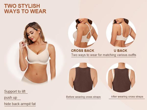 As Fairy Womens Wireless Jelly Bra Plus Size Supportive Seamless Bras Full Coverage Push Up Comfortable No Underwire Tshirt Bras #summervibes