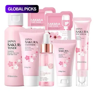 Skin Care Kit, 7 Counts/set Facial Cleanser, Face & Eye Serum, Face Cream, Toner, Mud Mask, Skin Care Routine Kit for Women #TOP PICKS Moisturizing Kit