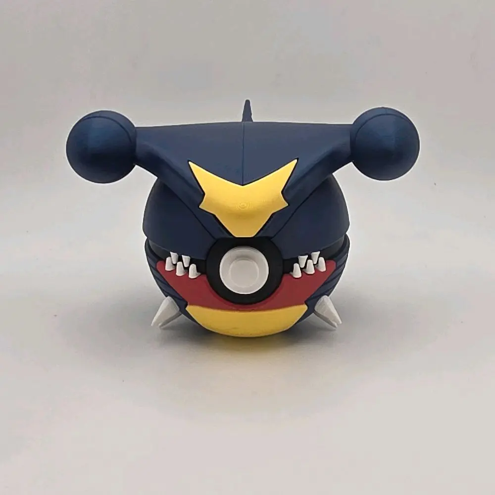 Garchomp-Themed Custom Decorative Collectible Pokeball - Fierce Handmade Craft for Pokemon Fans, Collectors