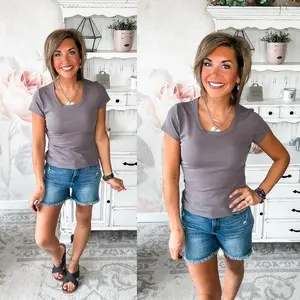 Could Go Back Short Sleeve Tee - Charcoal