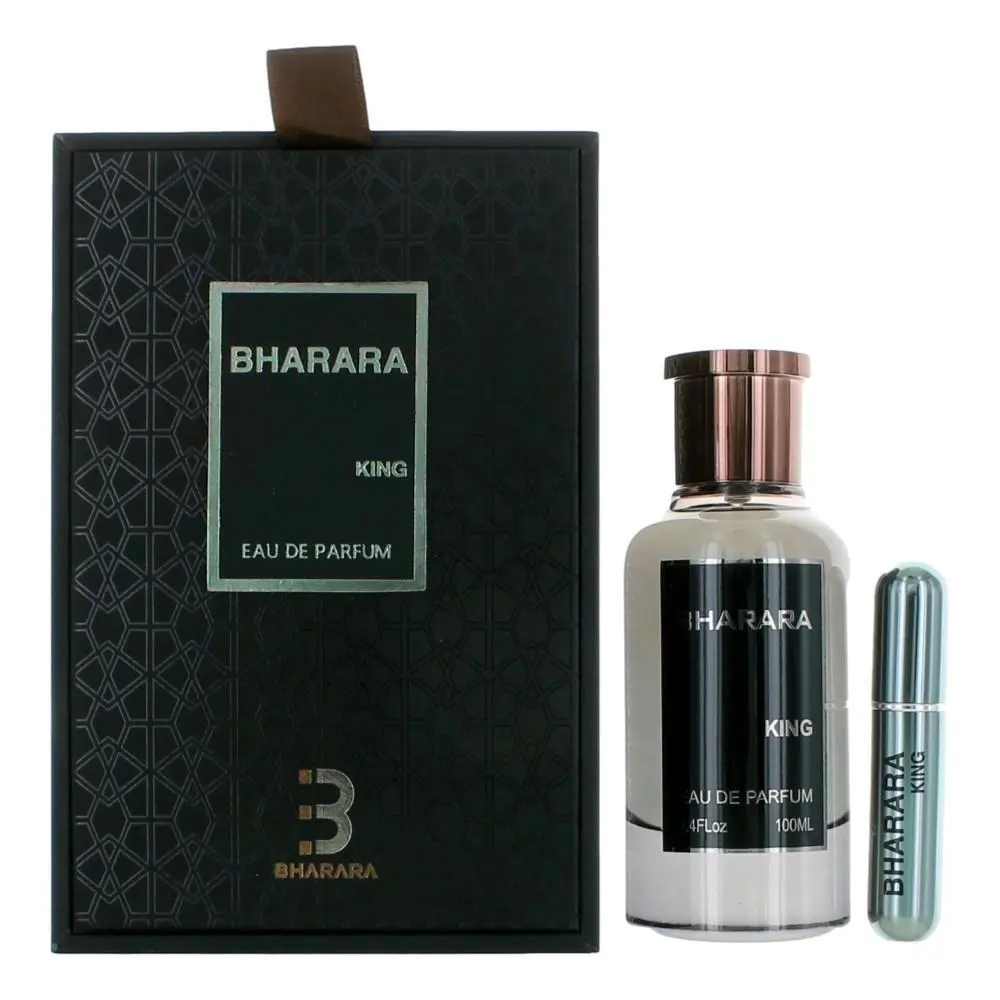 BHARARA KING Eau de Parfum Spray for Men, 3.4 oz / 100 ml, Long-Lasting Fragrance with a Warm Floral Musk Scent in Box
