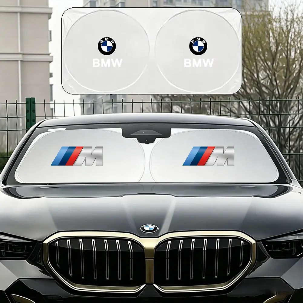 2026 New Car Windshield Sun Shade Cover Visor For BMW G80 G06 G07 G42 G14 G15 G16 F82 F20 F21 F83 M2 M3 M4 M5 M8 F95 F96 E90 / Stickers