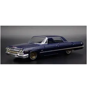 1963 Blue Chevrolet Impala 1:64 scale Licensed product