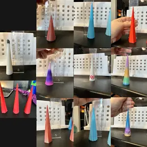 Ring Cone - Colorful Spiked Design - Multicolor Spikes for Secure Storage and Beautiful Display - Vibrant Rainbow Colors - Ideal for Jewelry Organization