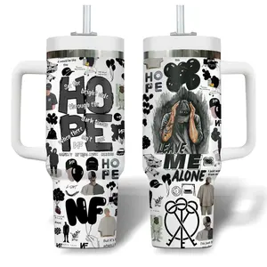 NF Hope & Leave Me Alone Graphic Tumbler, Rap Music Fan Collage Cup, Aesthetic Hip Hop Merchandise – Tumbler 20oz/40oz Gifts, Gift For Fans