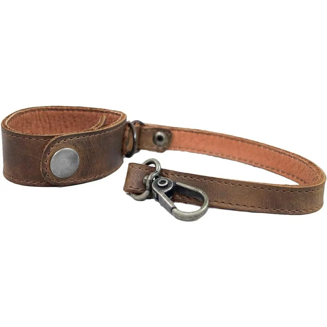 Leather Scarf Holder Glove Holder Accessories for Purses Handbags & Totes Scarf Organizer Accessories Holder Handmade Bourbon Brown