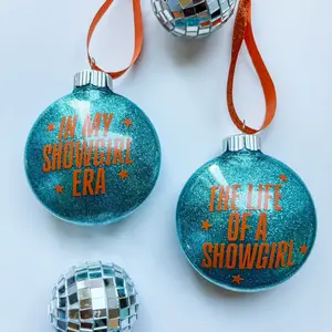 Showgirl Glitter Ornament Christmas Shatterproof - Festive Decor for Home