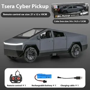 Popular 1:14 Cyber Pickup Remote Control Car Children's Large Remote Control Car Toy Wholesale Customization