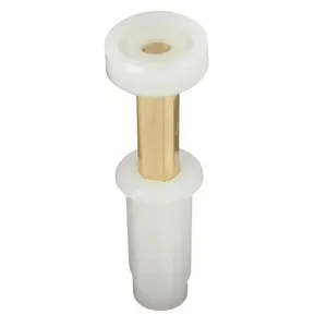 PRIME-LINE 163582 Bi-Folding Brass Top Guide Roller, 10.06 in. Nylon Rollers, Sailing Hardware