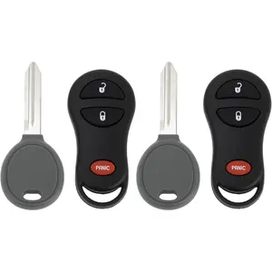 Suitable for Dodge Ram 1500 2500 3500 Pickup 2002-2005 Models X AUTOHAUX 2-Piece Set 315MHz GQ43VT17T Keyless Entry Remote Ignition Transponder Keychain 64 Chip 3 Button 2-Piece Set