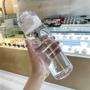 HomeDailyEss 26.37oz sports water bottle with time markings and motivational quotes - Large capacity, portable, leak-proof lid, suitable for outdoor activities, gym, or daily hydration, outdoor water bottle | Gradient design water bottle