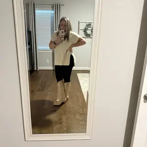 Wetkiss Knee High Cowboy Cowgirl Boots for Women, with Unique Embroidery, Side Zipper and Chunky Heel Design, Women's Shoes,Women's Boots Beige Casual #TikTokShopHolidayHaul