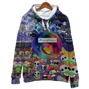 Moonflower Dandys World Pullover Hoodie,Moonflower Dandys World 3D Hoodie, Moonflower Dandys World 3D Pullover Hoodie v1