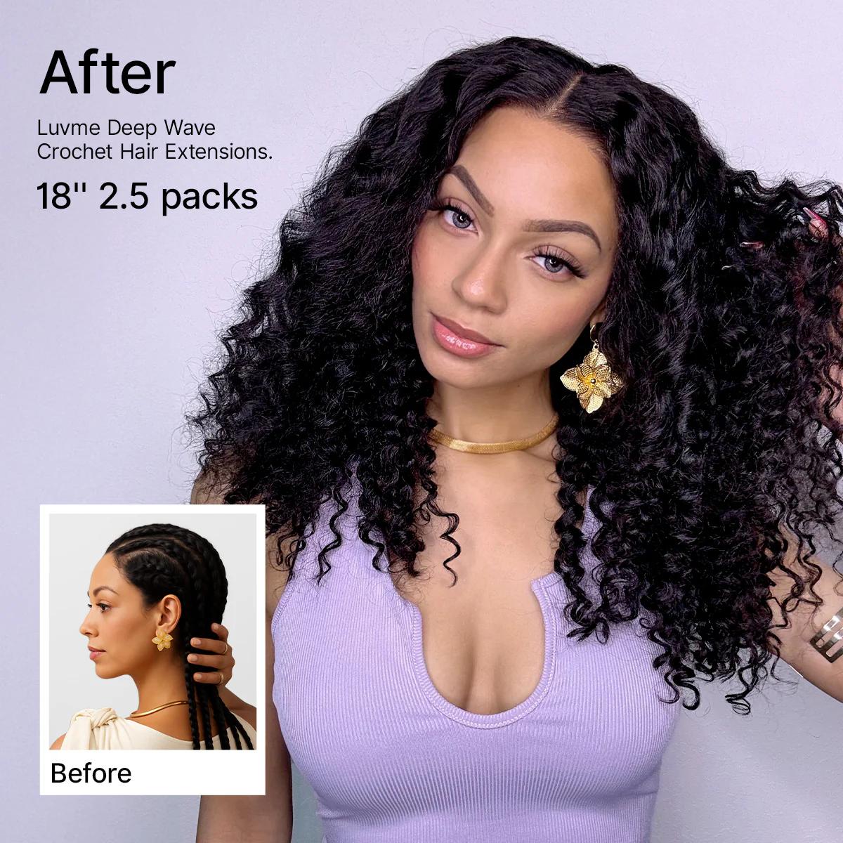 【Cheapest】Tahikie Water Wave Crochet Human Hair For Miracle Knots Human Hair Feather Water Wave  Crochet Human Hair For Miracle Knots Pre-Separated 50g/Pack Recommended #TiktokShopSpringGlowUp #RefreshedLook