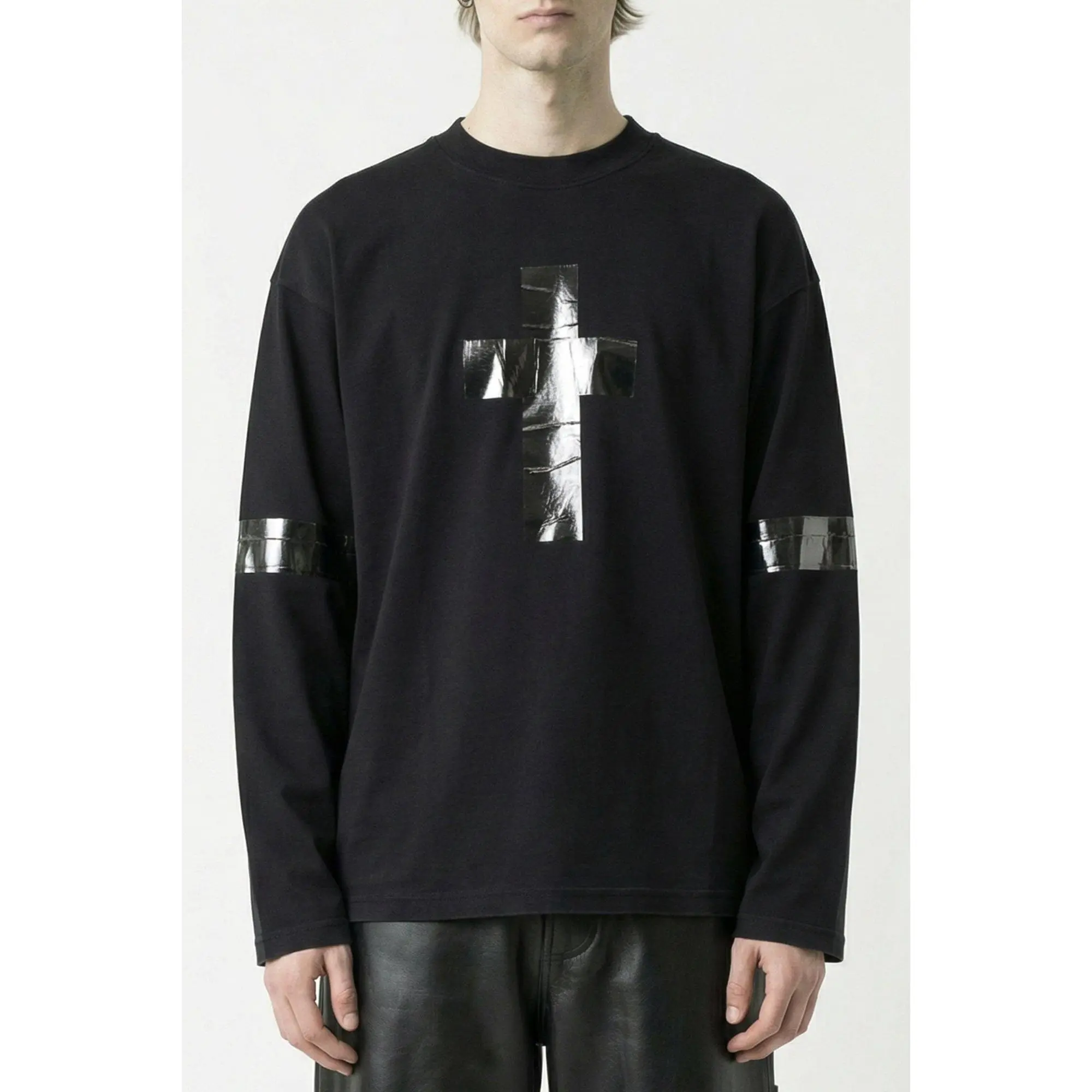 Vetements Taped Long Sleeve in Black