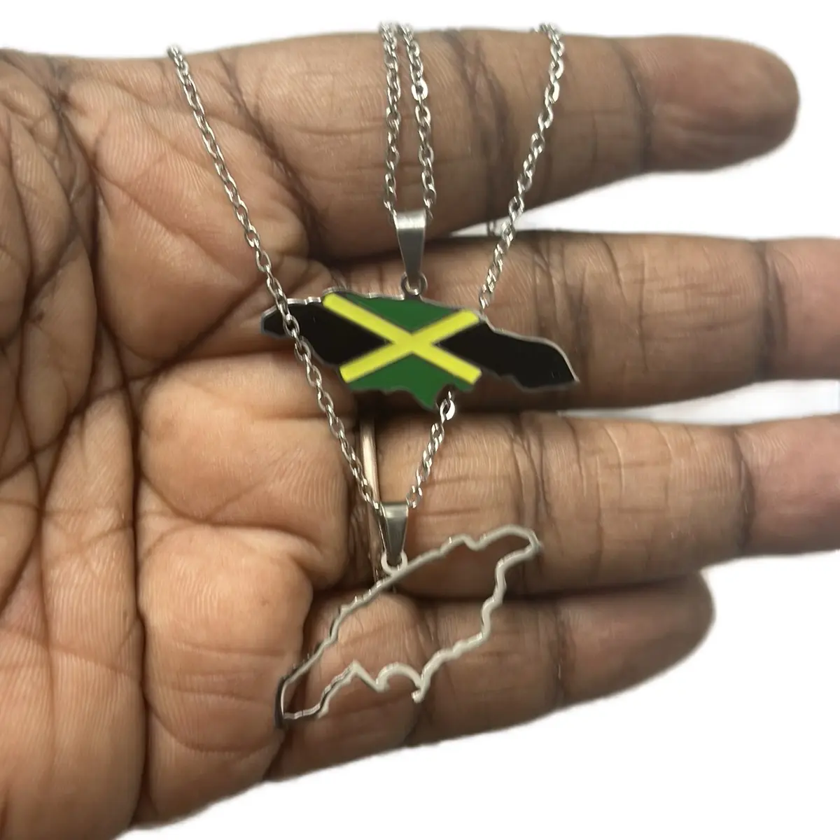 Two Piece Jamaican Necklace