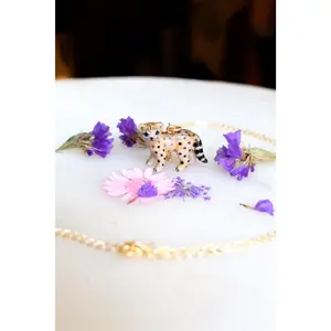 Tiny Cheetah Necklace