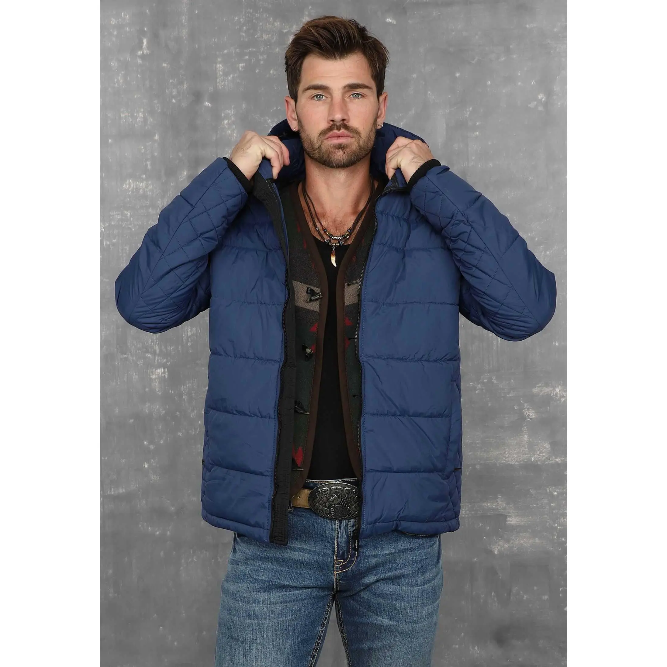 Men's Puffer Hoodie Jacket
