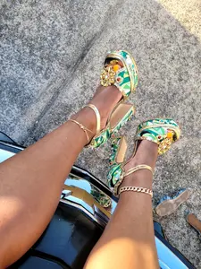 "Royal" Chunky Heel "Royal" Chunky Heel