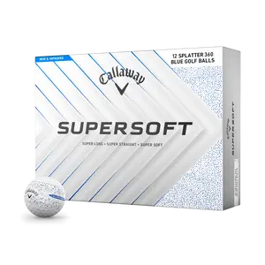 Callaway Golf Supersoft Splatter 360 Blue Golf Balls Callaway Golf Supersoft Splatter 360 Blue Golf Balls