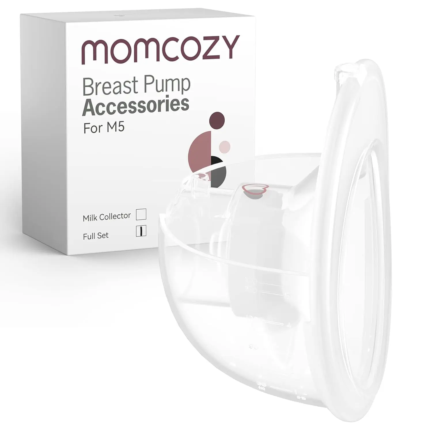Momcozy Original Breast Pump Replacement Full Set Only Compatible with Momcozy M5