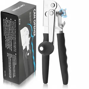 Can Opener – Smooth Edge, Easy One-Touch Can Opener for Seniors with Arthritis, Jar Opener, Compact Countertop Automatic Kitchen Tool for Safe and Effortless Opening