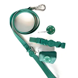 The Essential Dog Bundle Forest Green | Leash - Collar - Accessories