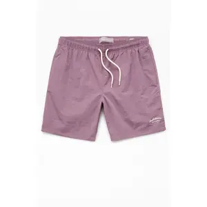 Pacsun Men's Lavender Collegiate 6.5'' Swim Trunks