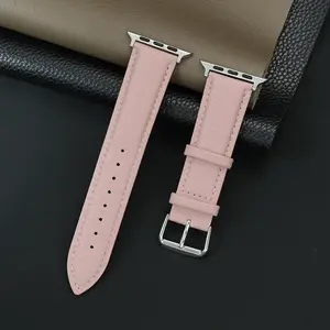 Premium minimalist PU leather watch strap, smartwatch accessory, a replacement strap, ultra-thin PU leather, wearable replacement