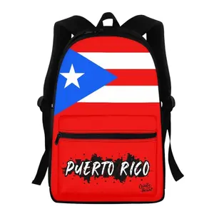 Puerto Rico Flag Graffiti Backpack