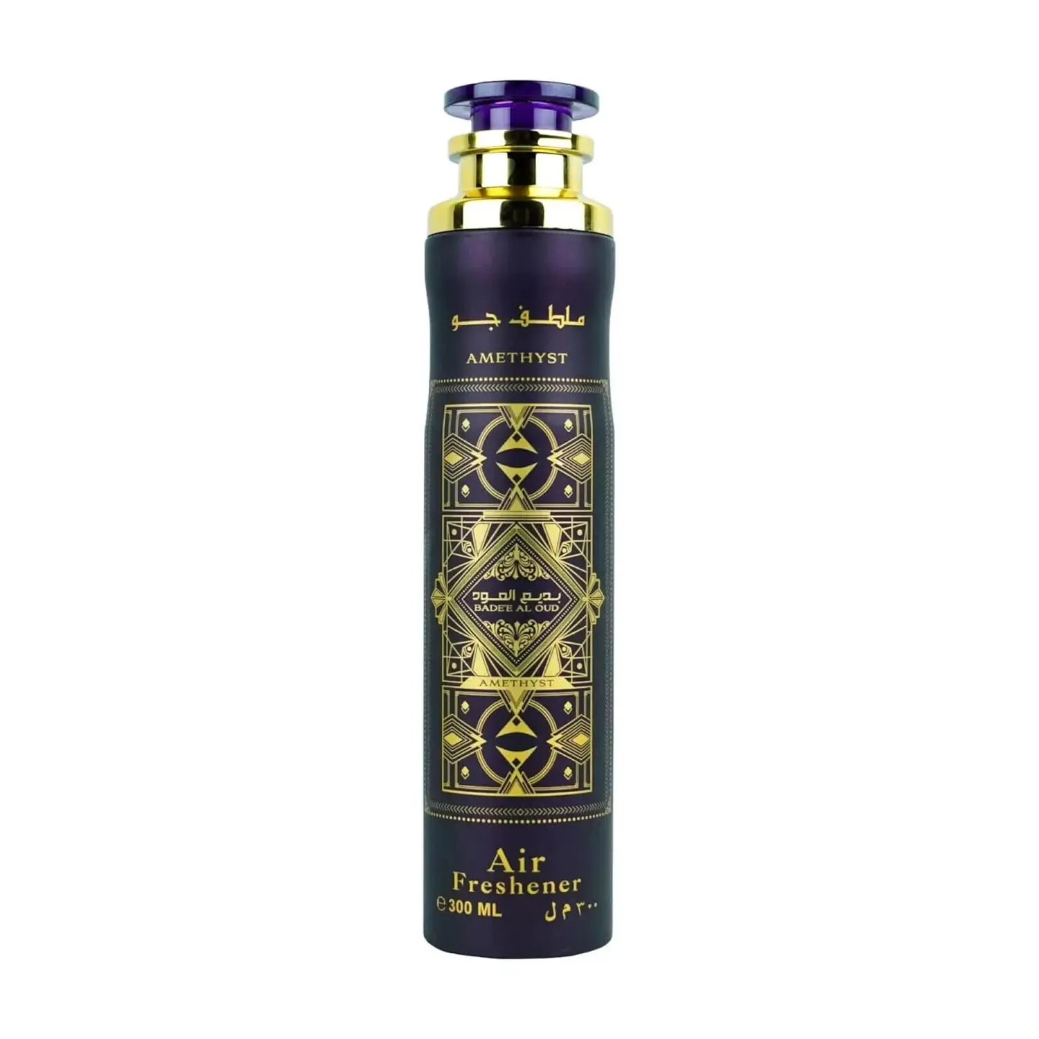 Lattafa Badee Al Oud Amethyst – Floral, Spicy, Amber, Oud – Long-Lasting Air Freshener Spray for Unisex, 10.1 Ounce