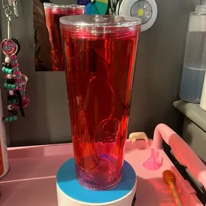 40oz Acrylic Tumbler - Clear Acrylic Drinkware Container for Your Beverages
