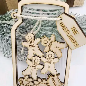 3d Custom Cookie Jar Ornament Wall-mounted Wall-mounted Wooden Sturdy