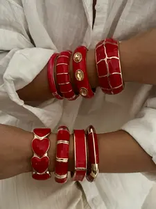 Boho Style Vintage Dripping Geometric Open Alloy Elastic Bracelet, Women's Daily Commute, Friend Gatherings, Romantic Holidays, Adjustable Bracelet