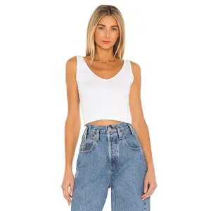 Free People Solid Rib Brami in White