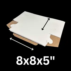 8x8x5 SET OF 12 Cake Dessert Box - Cardboard Box for Cakes and Desserts