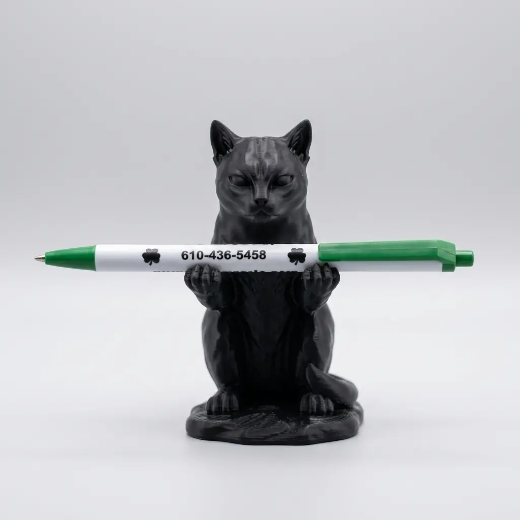 Cool Cat Pen Holder Unique Cat Design for Office or Home Decor