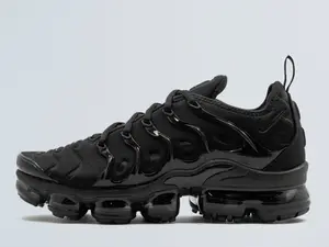 Nike Air VaporMax Plus Triple Black 924453-004 Men's Shoes NEW Athletic Sneakers
