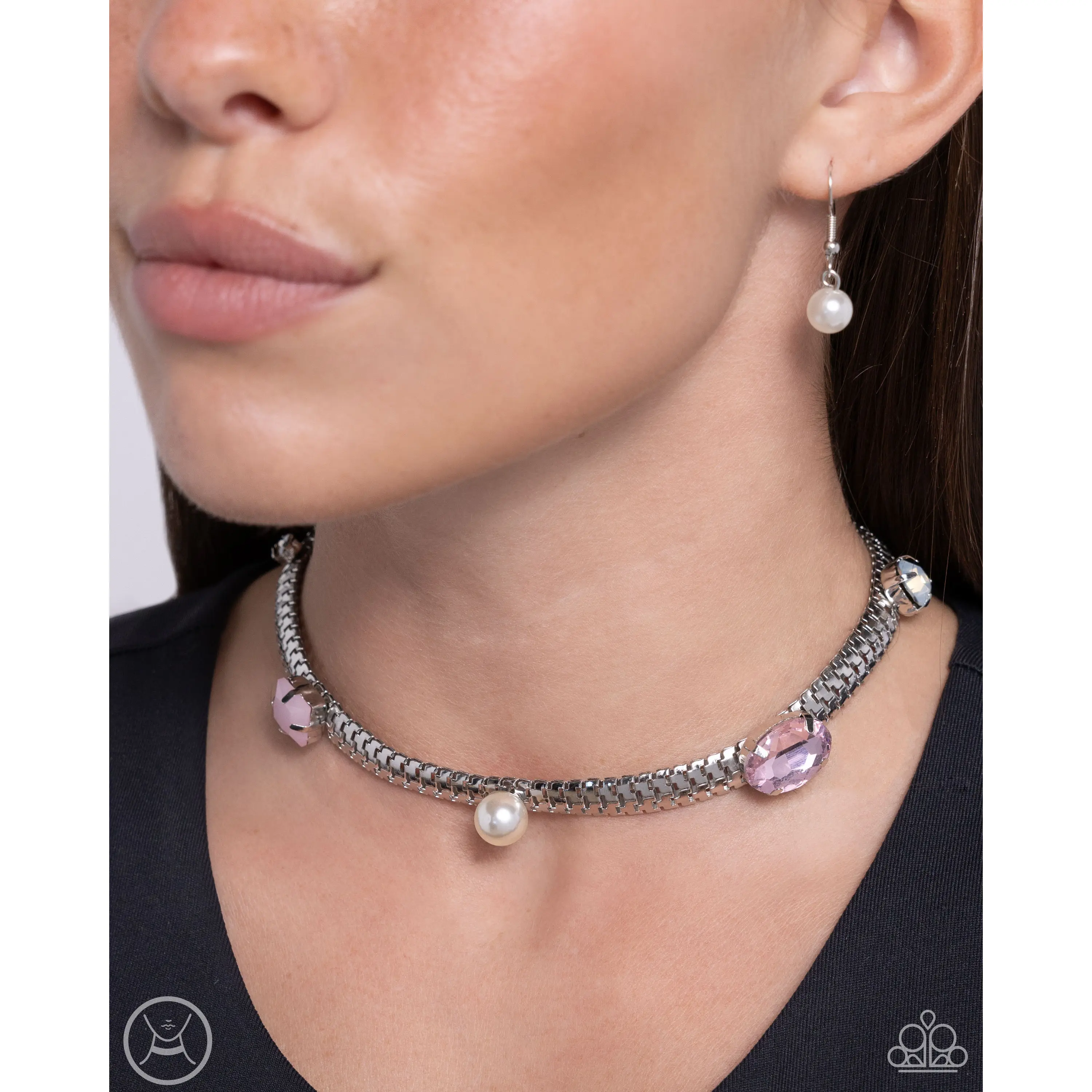 Paparazzi Classy Collectable - Pink Necklace P2CH-PKXX-037XX