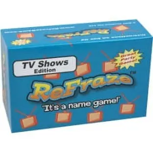 Talicor Refraze TV Shows Edition - 90s Pop Name Game for Travel-Friendly Fun with Groups of Any Size