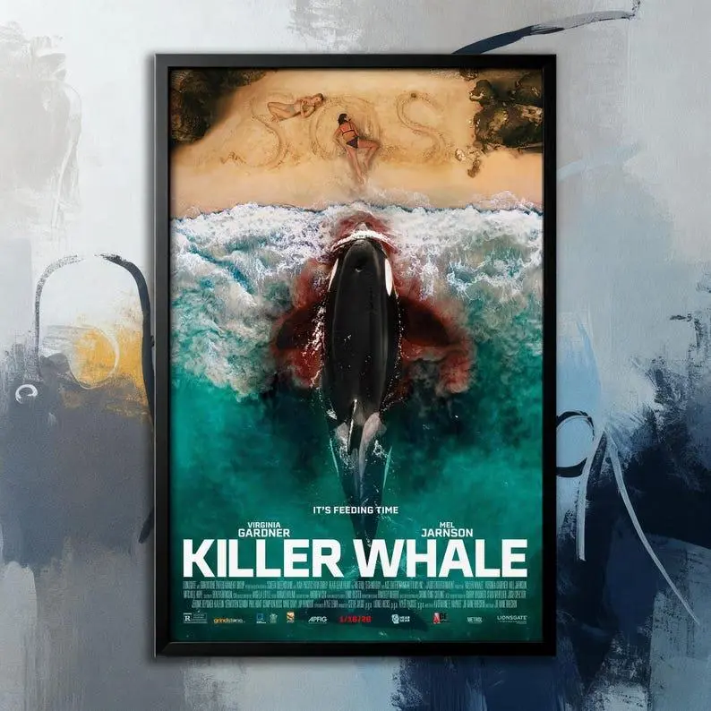 Movie Poster- Killer Whale (2026) | Movie Canvas| Wall Art Collection| Poster Unframed| Movie Art| Cover Poster