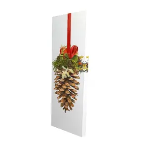 Begin Home Decor 2080-4816-HO12 16 x 48 in. Rustic Holidays Trees Canvas - Christmas Pine Cone Decor